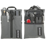MAXPEDITION Platy Pocket Organizer, Durable EDC Tool Pouch for Men, Neck Wallet with Paracord Lanyard, Holds Flashlight, Multitool, Pen, Notebook (Wolf Gray, 5" x 7")