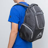 HIMAL HIMAL Disc Golf Bag, 22+ Discs Lightweight Backpack Black
