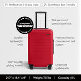 Away The Carry-On Luggage, 22-inch Lightweight Hardside Spinner Suitcase