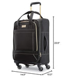 American Tourister Belle Voyage Softside Luggage with Spinner Wheels, Black, Carry-On 21-Inch