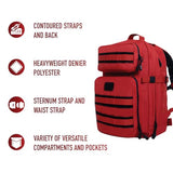 Rothco Fast Mover Tactical Backpack - Outdoor Hiking Pack for EDC Essential Gear (Red)