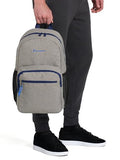 Champion Phase Laptop Backpack with Padded Adjustable Straps, Water Bottle Pockets for Work, Travel, Commute, Black/Pomegranate, One Size