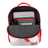AI ACCESSORY INNOVATIONS Hello Kitty Backpack for Girls, Sanrio Kawaii Bookbag, 16 Inch Anime School Bag with 3D Features