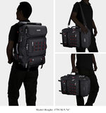 WITZMAN Carry on Travel Backpack for Men Airline Approved Convertible Nylon Duffle Backpack and Crossbody Bags Lightweight Casual Messenger Bag