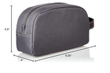 Timberland Men's Toiletry Bag Canvas Travel Kit Organizer, Charcoal, One Size