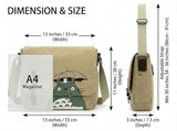 Zxtvmn Men Backpack, Anime Messenger Bag, Canvas Sling Bag, Shoulder Bag