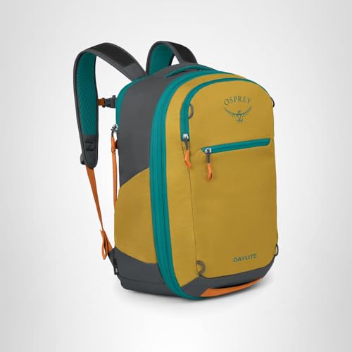 Osprey Daylite Expandable 26+6 Travel Pack, Tumbleweed Yellow/Tunnel Vision