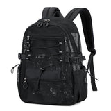 ASKSKY See-Through Mesh Backpack for School with 3d Foam Shoulder Straps, Lightweight, Ultra-Breathable Backpack for Beach, Swim, Gym, & Work, Black
