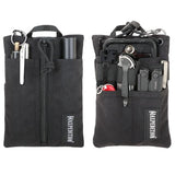 MAXPEDITION Platy Pocket Organizer, Durable EDC Tool Pouch for Men, Neck Wallet with Paracord Lanyard, Holds Flashlight, Multitool, Pen, Notebook (Black, 5" x 7")