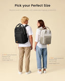 LOVEVOOK Laptop Backpack for Women with Giant Tumbler Holder Pocket, 15.6 inch Laptop Computer Bag Travel Backpack Purse, Waterproof Work Nurse Teacher Bag College School