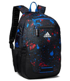 adidas Foundation Backpack, Splatter Black/Bright Royal Blue, OSFA