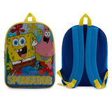Nickelodeon Spongebob Squarepants Toddler Boy Backpack for Kids - Toddler Backpack with Padded Straps & Zip Compartment Little Kids - 15"