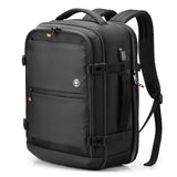 Swissdigital Design Travel Laptop Backpack 43l with USB Charging Port,TSA Friendly Flight Approved Carry-on Luggage Hand,Business Rucksack,Large Weekender Bag Fits 17 Inch Laptop Black | SD1748-01