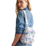 Cotton Mini Backpack Purse, Magnifique Floral