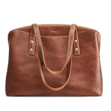 S-ZONE Leather Tote Bag for Women Large Capacity Work Shoulder Handbags Purses