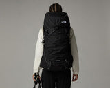 The North Face Terra 55 Backpack - Unisex Hiking Pack, Cinch-Top Opening with Zipper, Pole & Ice Axe Attachments, TNF Black/Asphalt Grey-NPF, Small/Medium