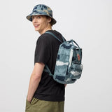 Fjällräven Kanken Graphics Backpack - Water-Resistant Exterior, Graphic Design - School, Travel, Nimbus Blue-Hidden Animals, One Size