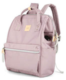 Himawari Laptop Backpack, Stylish Eco-Friendly Canvas, 11"x16"x6.3", Large Capacity, Multi-Functional with USB Port, Padded Back Panel, Adjustable Shoulder Straps