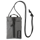MAXPEDITION Platy Pocket Organizer, Durable EDC Tool Pouch for Men, Neck Wallet with Paracord Lanyard, Holds Flashlight, Multitool, Pen, Notebook (Wolf Gray, 4" x 6")