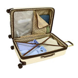 LONDON FOG Brentwood III 20" Expandable Spinner Carry-on, Creme