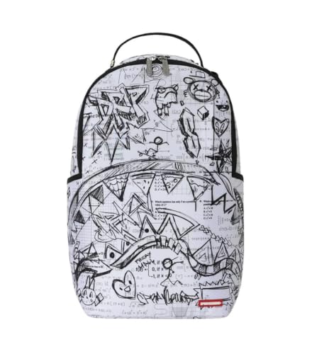 Sprayground Class Dismissed Backpack, 100% Polyester, with Velour Laptop Compartment and Gold Zippers