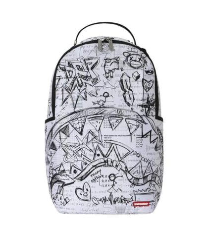 Sprayground Class Dismissed Backpack, 100% Polyester, with Velour Laptop Compartment and Gold Zippers
