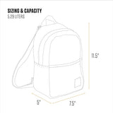 Carhartt Classic Mini Backpack, Durable, Water-Resistant Backpack with Adjustable Shoulder Straps, Tidal