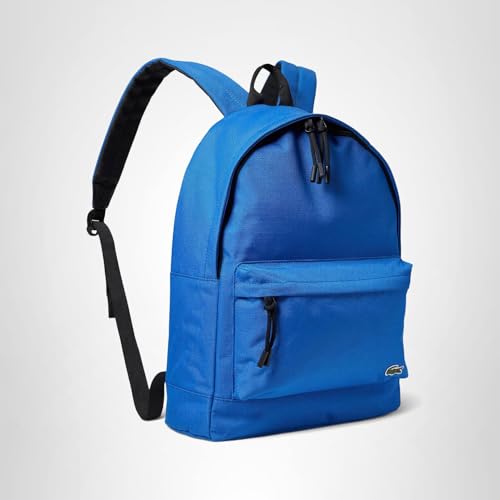 Lacoste Men's Sinpople Monogramme Backpack, Royal Blue, One Size