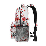 ALAZA Japanese Cherry Blossom Sakura Large Backpack for Girls Kids School Women Personalized Laptop iPad Tablet Travel School Bag with Multiple Pockets for Men Women College