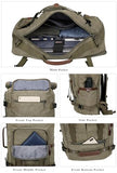 WITZMAN Canvas Backpack Vintage Travel Backpack Large Laptop Bags Convertible Shoulder Rucksack Canvas Sling Bag Sling Backpack Crossbody Chest Bag
