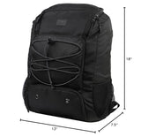 MATEIN Youth Baseball Bag, Softball Bag with Cleats Pocket for Girls, Boys, Adult, Large Baseball Backpack for Men with Fence Hook- Hold 2 Bats, Batting Mitten, Helmet, Caps, Teeball Gear