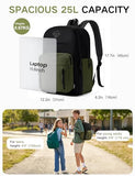 VASCHY School Backpack,Two Compartments Daypack Bookbag Schoolbag for High School Teen Boy Girls/College/Work/Men Bi-color