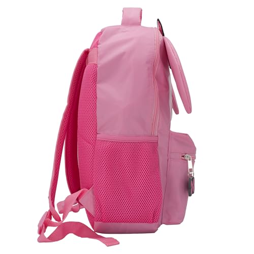 AI ACCESSORY INNOVATIONS Hello Kitty My Melody Backpack for Girls, Sanrio Kawaii Bookbag, 16 Inch Anime School Bag with 3D Features,