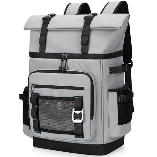 42 Can Backpack Cooler,40L Insulated Double Decker Leakproof, Waterproof Travel Cooler Backpack for Beach Camping Picnic Travel