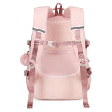 KIDNUO Backpack for Girls, 15.6 Inch Laptop School Bag Kids Kindergarten Elementary College Backpacks Large Bookbags for Teen Girl Women Students Casual Travel Daypacks (Pink)