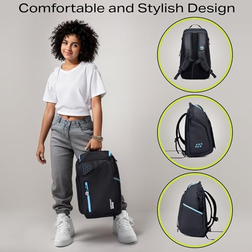 DEFIANT MIND Large Premium Basketball Bag, Backpack, For Elite Youth, Boys, Girls, For Shoes or Cleats, Water Bottles, School, also great for Volleyball, Soccer
