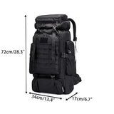 YFREAL 80L Hiking Camping Backpack,Hunting Backpack for Outdoor,Large Pack Waterproof,Tactical Backpack for Men Women