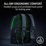 Razer Rogue V4 18" Gaming Laptop Backpack — Tear & Water Resistant Exterior, Shockproof Sleeve Fits Up to 18 inch Laptops, Ergonomic Comfort, Made with Recycled Material, Padded Shoulder Straps