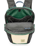 Topo Designs, Unisex, Peakview Packable Backpack, Forest/Bone White, One Size