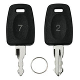 Luggage Keys 002 007 Replacement for Bag Suitcase Luggage Lock