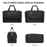 WITZMAN Nylon Duffle Bag for Men 55L with Toiletry Bag Sets Overnight Bag