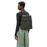 RAINS Messenger Bag, Backpack, Waterproof Classic Contemporary for travel and everyday use - Black