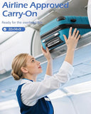 Coolife Hardside ABS Luggage, TSA Lock, Spinner Wheels, 20in Carry-On