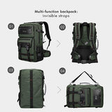 WITZMAN Carry On Travel Backpack for Men Duffle Bags Fit 17 Inch Laptop Airline Approved Laptop Backpack and Toiletry Bag Large Hanging Multi-organization Bathroom Bag