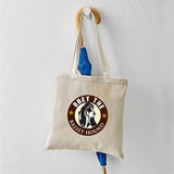 CafePress Obey The Basset Hound Tote Bag Reusable Natural Beige Canvas Shopping Bag