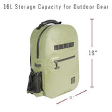 Rothco Waveguard Waterproof Backpack – Dry Storage Bag Hiking Boating Kayaking Canoeing Travel Beach Sack - Desert Sand