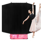 Privacy Curtain for Dance Bag with Garment Rack Portable Changing Room with Storage Bag Dance Competition Must Haves Accessories, Camping, Backstage(78.7'' x 51.2'')