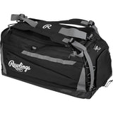 Rawlings | MACH Hyrbid Backpack/Duffle Equipment Bag | Baseball & Softball | Black