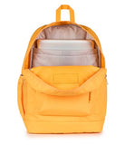 JanSport Cross Town Plus Backpack - Large Main Compartment, Side Water Bottle Pocket, 15-Inch Padded Laptop Sleeve - Orange Soda