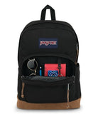 JanSport Right Pack Backpack - Durable Daypack with Padded 15" Laptop Sleeve, Spacious Main Compartment & Integrated Water Bottle Pocket - Black
